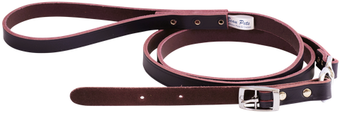 Greyhound Lead w/Buckle & Swivel Purple