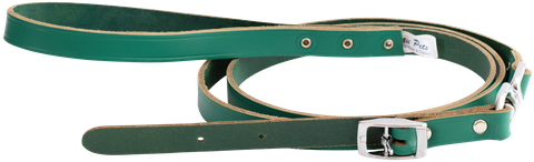 Greyhound Lead w/Buckle & Swivel Green