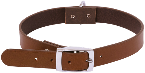Collar Leather Centre D 55cm Cognac