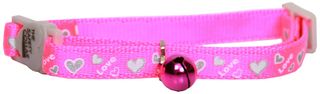 Reflective Love Hearts Cat Safety Collar