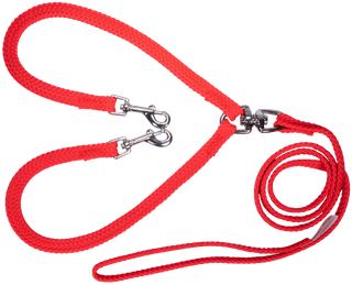 Dog Brace Lead Single Nylon for 2 Dogs