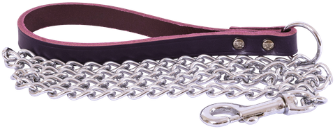 Chain Lead & Leath.Hndl 3.0mmx120cm Prp