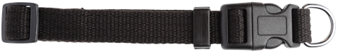 Collar Webbing Adj 20mmx25-40cm Black