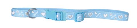 Dog Collar Love/Hearts Adjustable Reflective