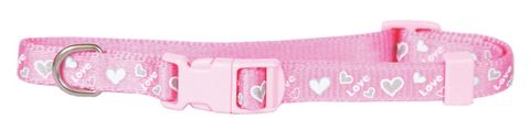 Collar Puppy Nylon Love/Hearts Reflective