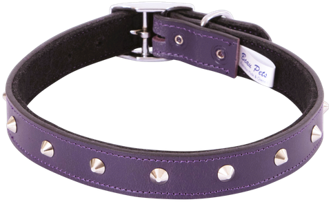 Felt Lined Stud Dog Collar