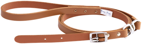 Greyhound Lead w/Buckle & Swivel Tan