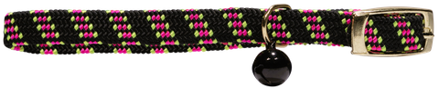 Collar Elastic Cat Safety Dot Black