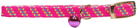 Collar Elastic Cat Safety Dot Pink