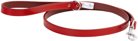 Lead Leather Classic 16mm x 100cm Red