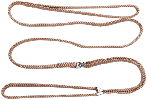 Lead Nylon Flat Show 7mm w/Slide Fawn