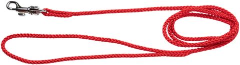 Lead Nylon Cord Clip On 4mm Red