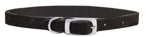 Collar Suede Puppy w/"D" Black