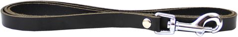 Leather Lead 10mm x 110cm Black