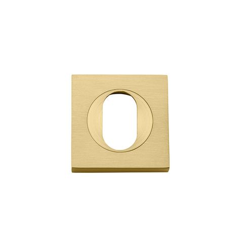 Iver Oval Square Euro Escutcheon