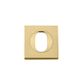 Iver Oval Square Euro Escutcheon