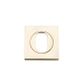 Iver Oval Square Euro Escutcheon