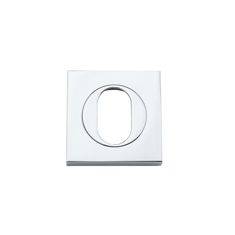 Iver Oval Square Euro Escutcheon PC