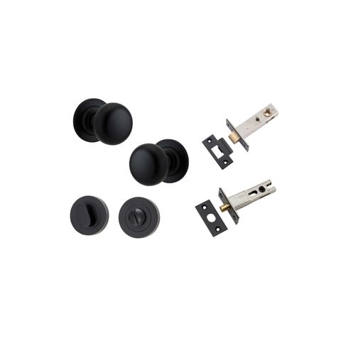 Cambridge Round Rose Knob Priv MB