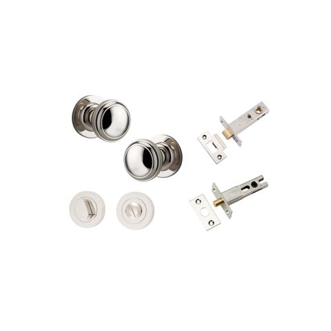 Paddington Round Rose Knob Priv PN