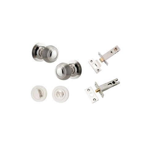 Guildford Round Rose Knob Priv PN