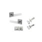 Bronte Square Rose Door Lever
