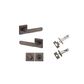Bronte Square Rose Door Lever