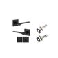 Como Square Rose Door Lever