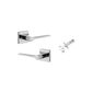 Como Square Rose Door Lever