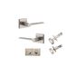 Como Square Rose Door Lever