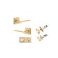 Como Square Rose Door Lever