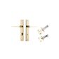 Como Rectangular Door Lever