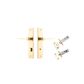 Como Chamfered Door Lever