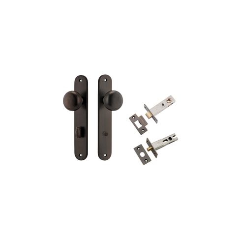 Cambridge Oval Knob Priv Kit SB