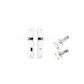 Como Chamfered Door Lever
