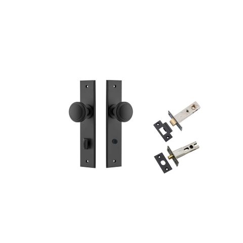 Paddington Chamfered Knob Priv Kit MB