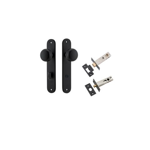 Cambridge Oval Knob Priv Kit MB