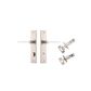 Como Chamfered Door Lever