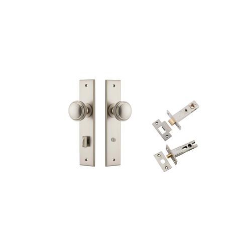 Paddington Chamfered Knob Priv Kit SN