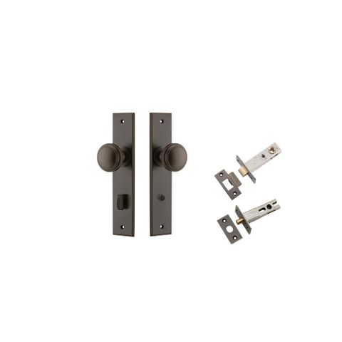 Paddington Chamfered Knob Priv Kit SB