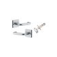 Oslo Return Square Rose Door Lever