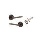Baltimore Return Round Rose Door Lever