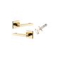 Baltimore Return Square Rose Door Lever