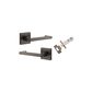 Baltimore Return Square Rose Door Lever