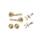 Sarlat Round Rose Door Lever