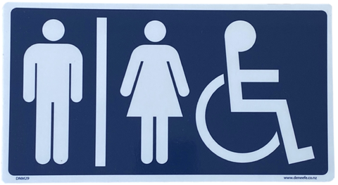 PVC Unisex Disabled Sign