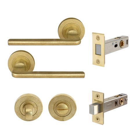 Chalet Round Rose Privacy Set - Magnetic