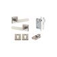 Bronte Square Rose Door Lever