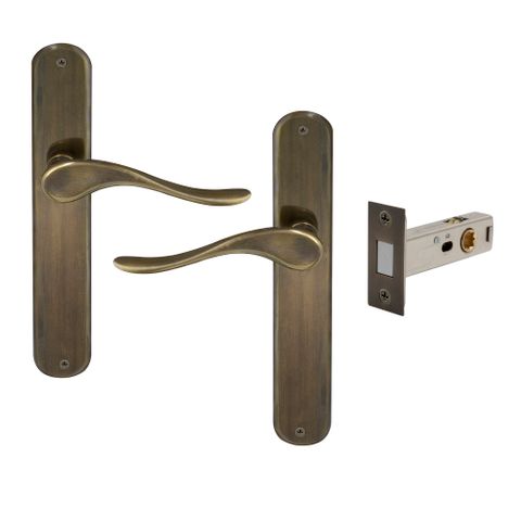 Haven Longplate Oval Passage Set - Magn.