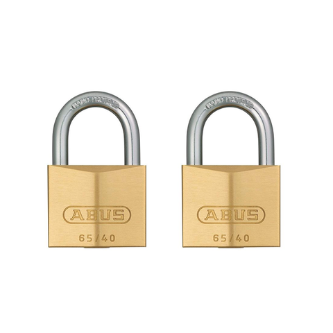 ABUS 65/40 Padlock - KD, twin pack